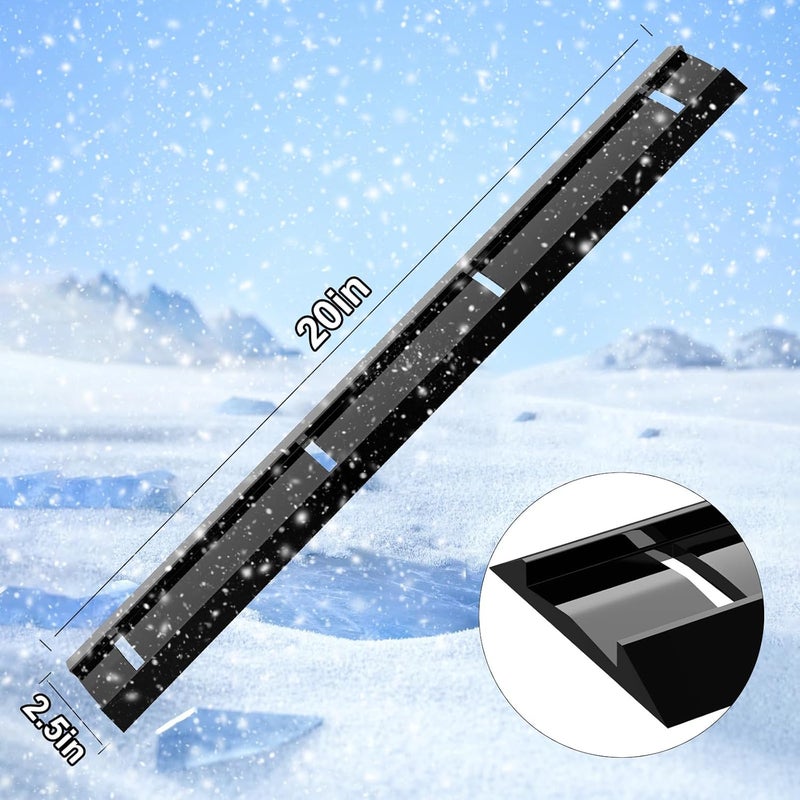 Ameri Exact Replacement Scraper Bars for MTD Snow Throwers - Replaces MTD Part No 731-1033 731-0778 73-017 - Compatible with All 20-Inch and 21-Inch MTD Snow Throwers (2P) - Image 2